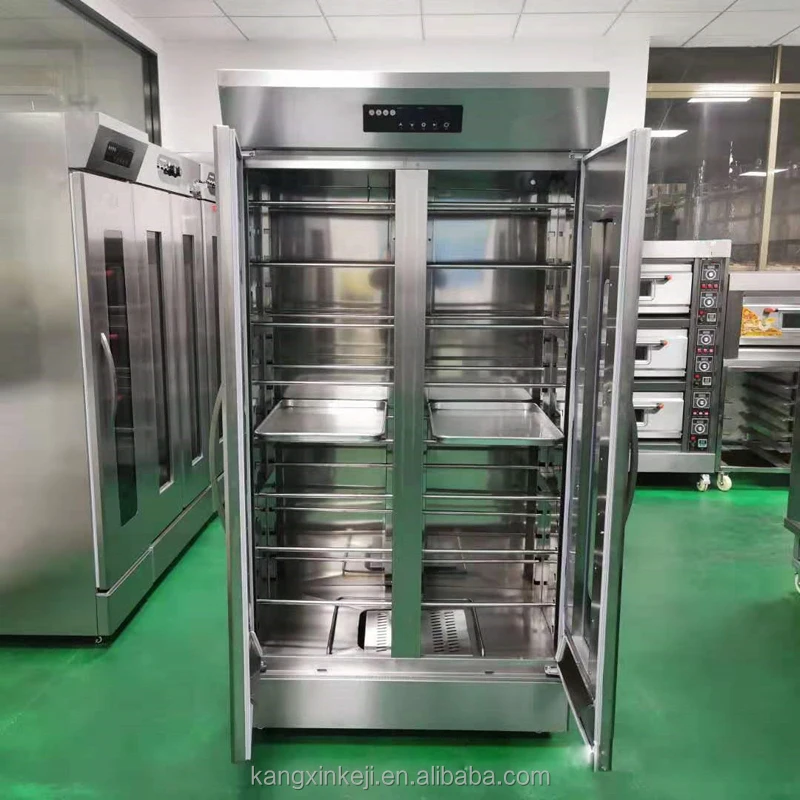 Commercial oven Bakery Retarder Dough Fermentation Machine 32 Trays Double Doors Bread Fermenting Proofer