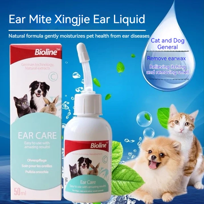 Wholesale Cross-Border Pet Cleaning & Bathing Products Premium Ear Mite Oil for Cats and Dogs Effective Ear Cleaning Liquid