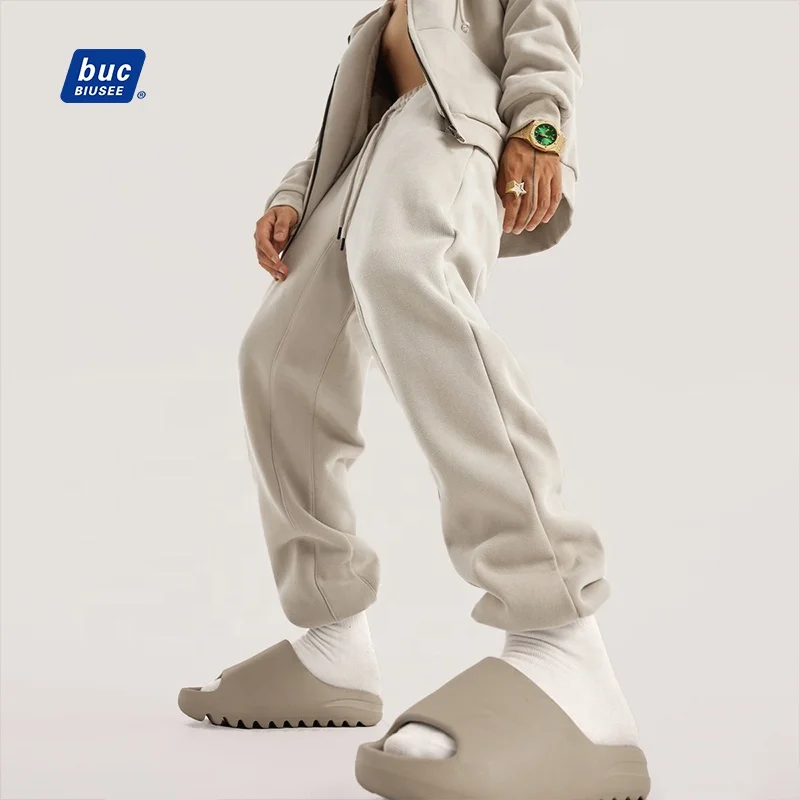 Autumn And Winter Hot Sale Unisex Fleece Pants Custom High Quality 100% Cotton Men Jogging Sweatpants