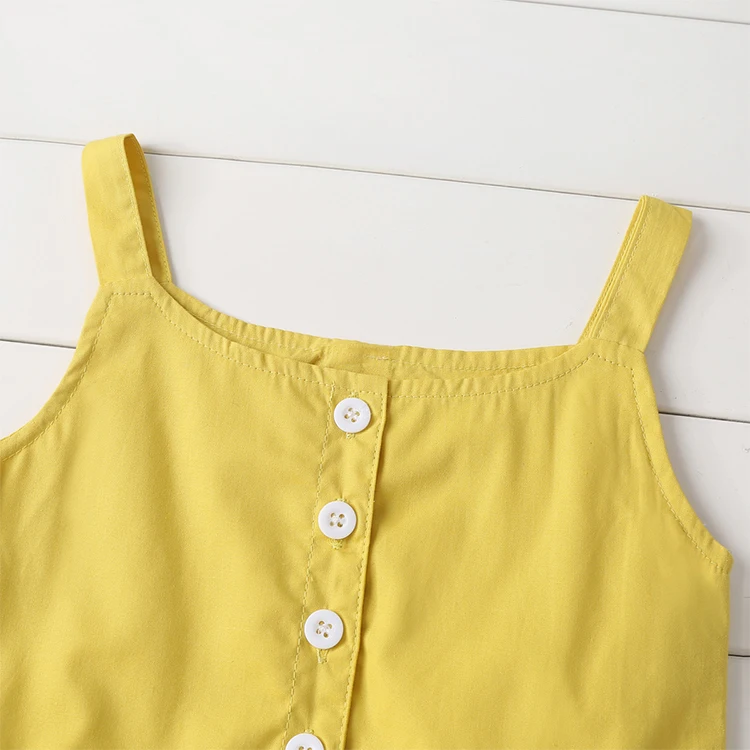 
Kids Clothing Sets Baby Kids Girls Outfits Ruffle Tutu Skirt Sun-Flower Dress Baby Girls Clothes Sets for 0-18 Month 