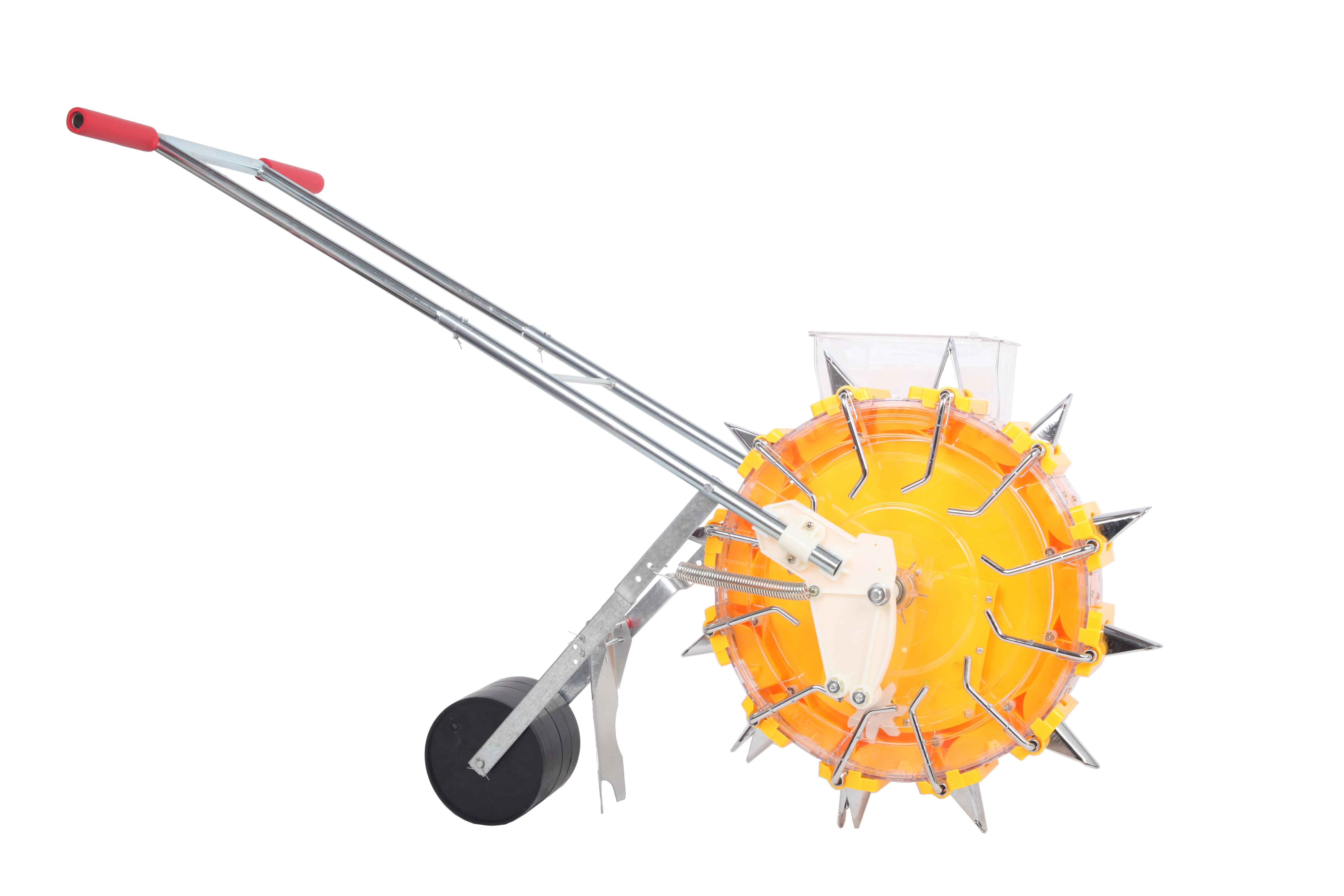 Sales of popular new hand-propelled household small seeder hand-planted corn, soybean, peanut and cotton agricultural machines