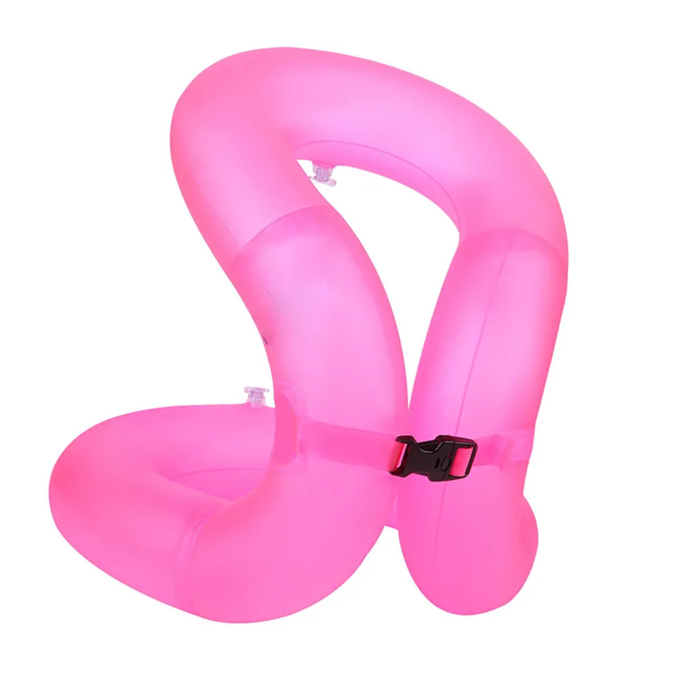 PVC inflatable Adjustable Safety Buckle Durable Float Tube Surround Air Bag Inflatable Pool Floats Swim Vest