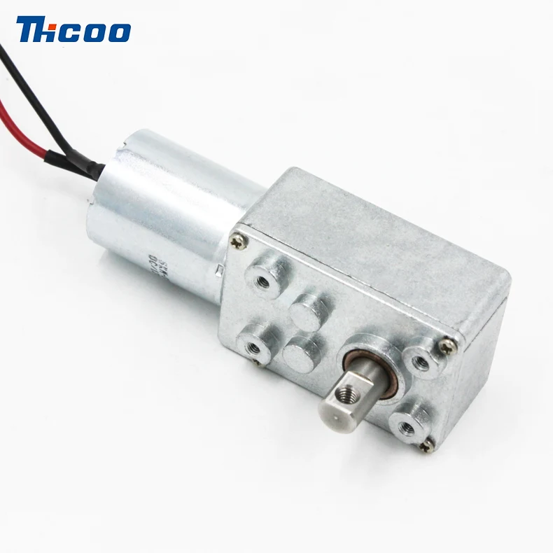 12V DC Motor 6V Micro Worm Gear Motor Reverse Reducer Self-lock 12 Volt Engine 24V Electric Motor