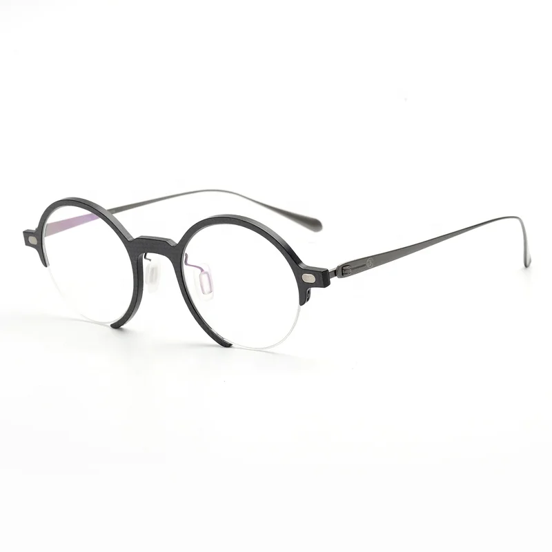 High Quality Fashion Carbon Fiber Titanium Optica carbon fiber sunglasses frame titanium temple magnet clip on sunglasses 2023