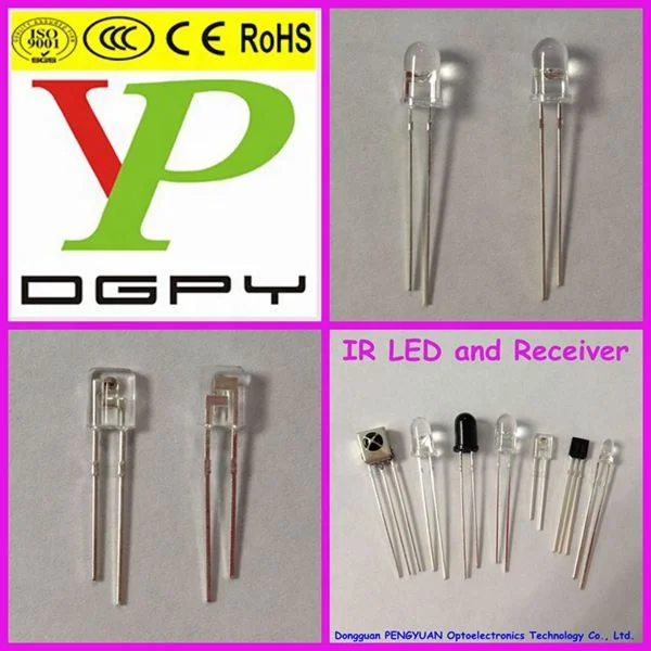 PENGYUAN infrared light emitting diodes/5mm IR LED/Infrared Emitting Diode ( CE & RoHS )