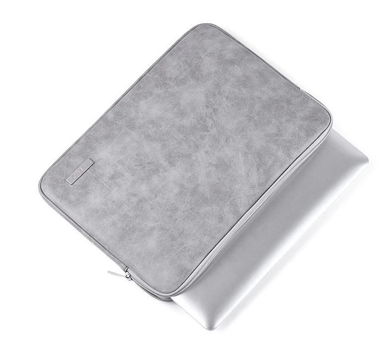 2020 hot selling office laptop sleeve bag leather laptop cover sleeve for 13/14/15 inches macbook