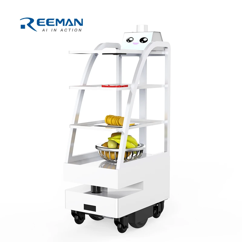 intelligent delivery robot robotic delivery food cafe delivery robot