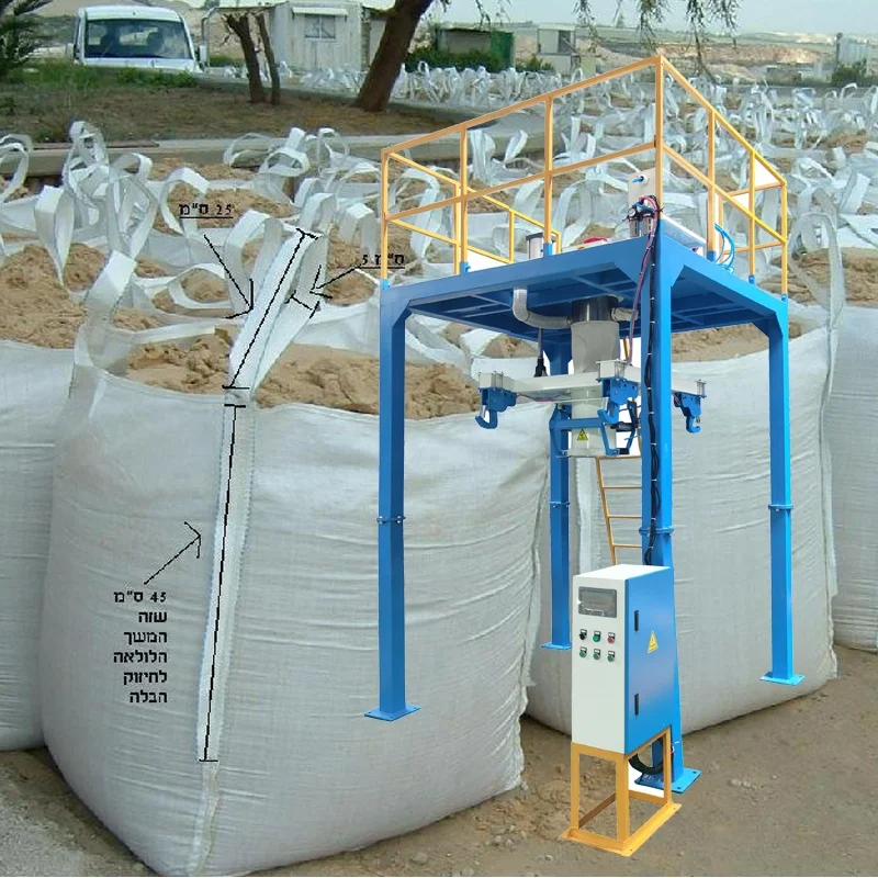 Jumbo Bag Packing Machine 500 Kg 1000 Kg 1050 Kg 2000 Kg Bulk Bag Powder Pellet Ton Sack Packing Machine