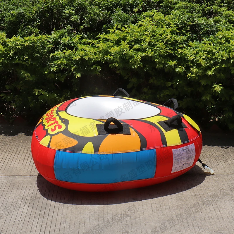 Spot water single towable tube inflatable drag boat water ski triangle speedboat drag ring sled