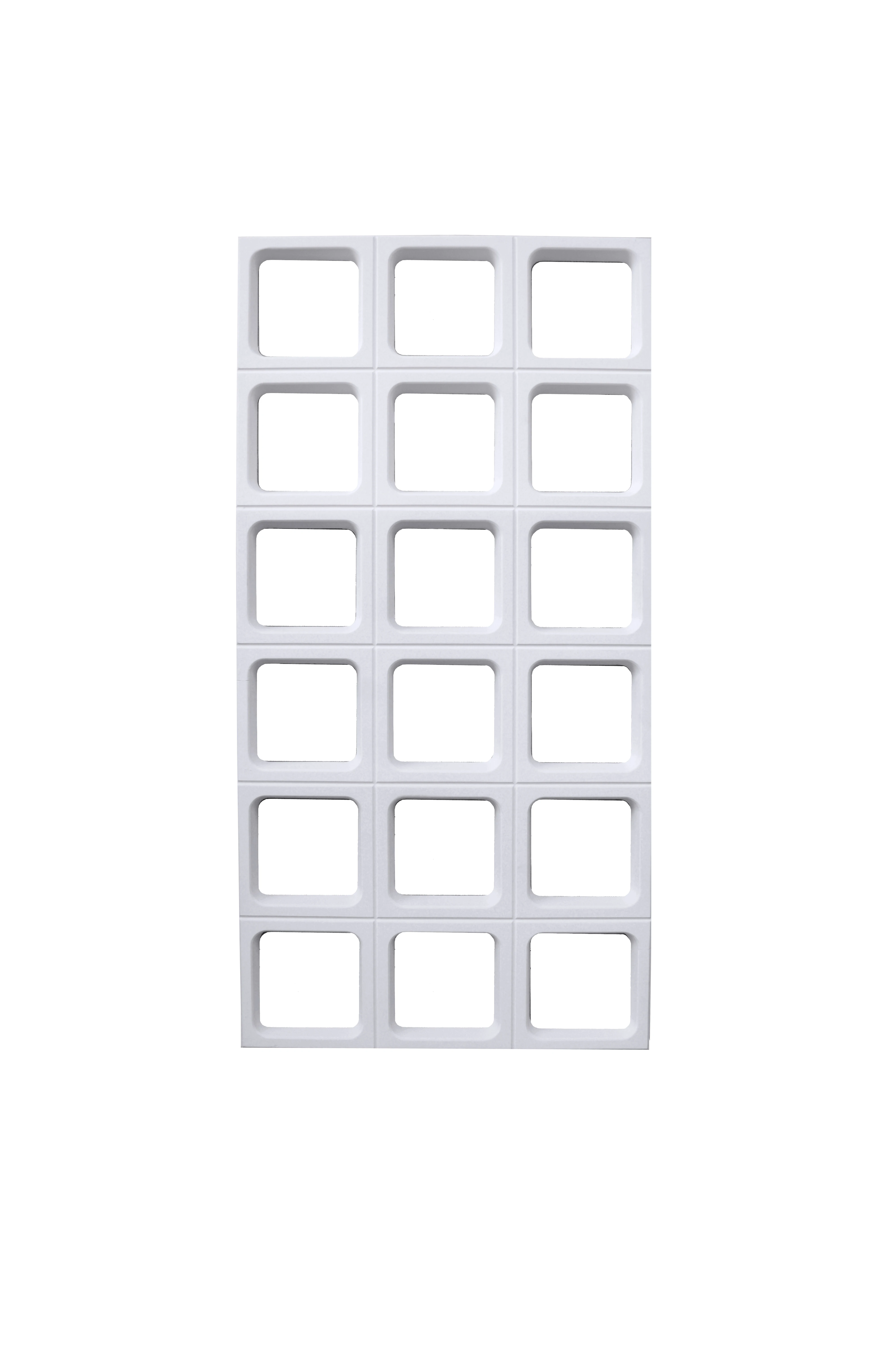 600X600mm Pu Component Brick  Polyurethane Material Hollow Brick For Wall Decoration