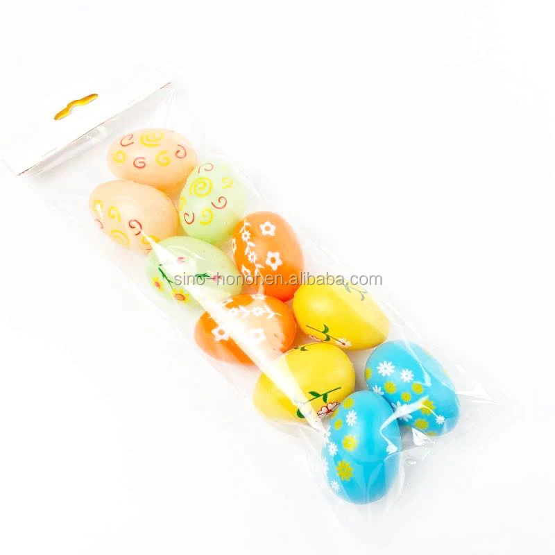 Hot sale cheap surprise wedding holiday plastic use Egg shell light color plastic toy filled easter eggs