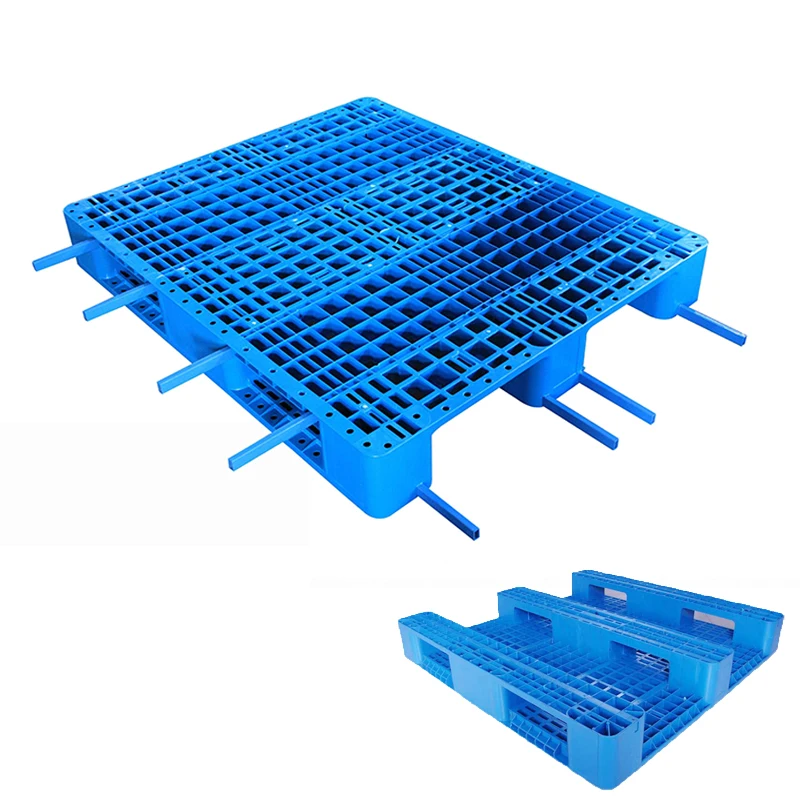 Steel Tubes  Heavy Duty Large Warehouse Storage Grid Surface High Quality HDPE Plastic Pallet for sale