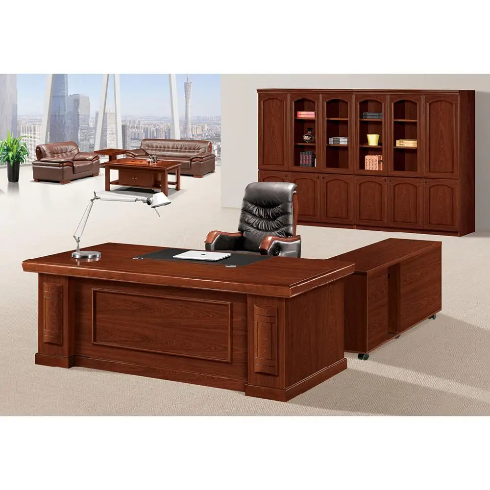 Комплексное решение, Античная классическая роскошная офисная мебель для оптовой продажи