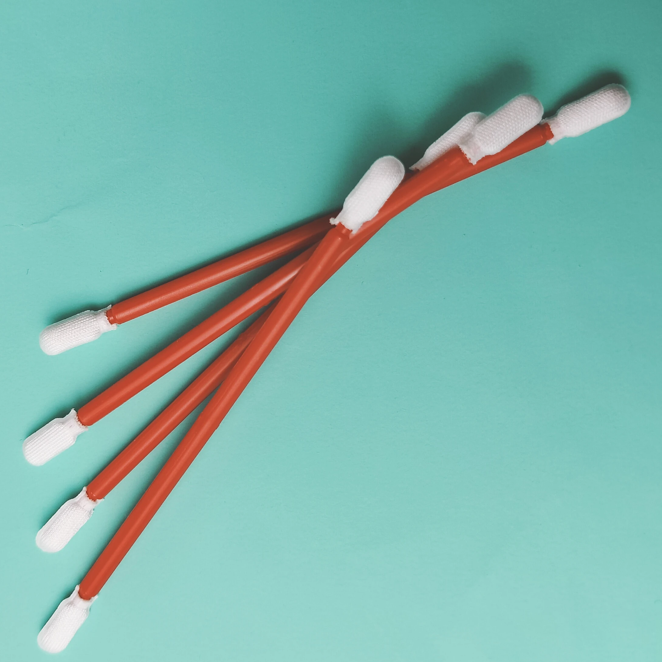 Lint Free Double Ended Polyester Swab Car Cleaning Microfiber Tip Cleanroom Swab Stick