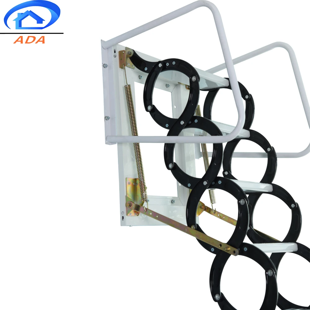 Manual Operated Home Space Saving Removable Outdoor Retractable Ladder