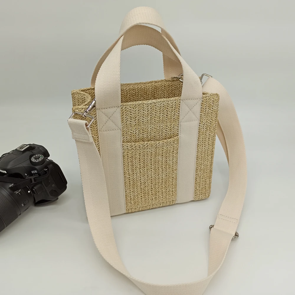 Straw Clutch Bag Women Handbags Factory Wholesale 2023 New China Design Reusable Beach Pocket Linen Vintage Single Open Weierken