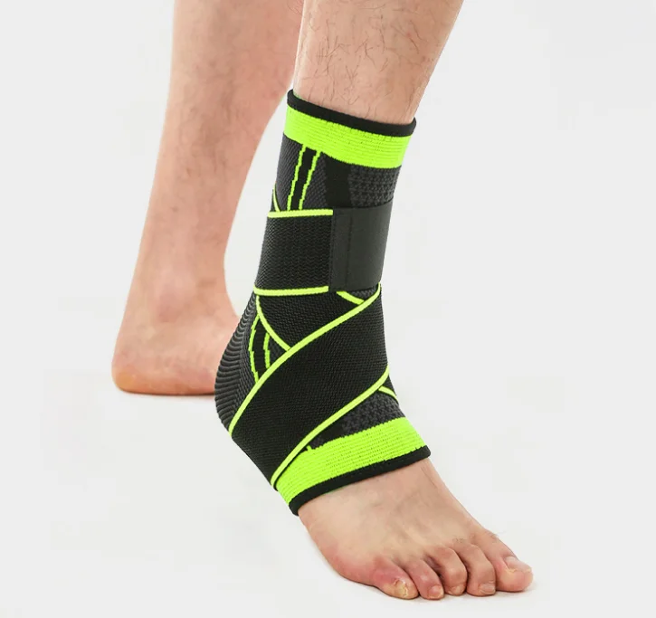 Double Pressure Straps Sports Support Elastic Bands Neoprene Orthopedic Ankle Brace Wraps