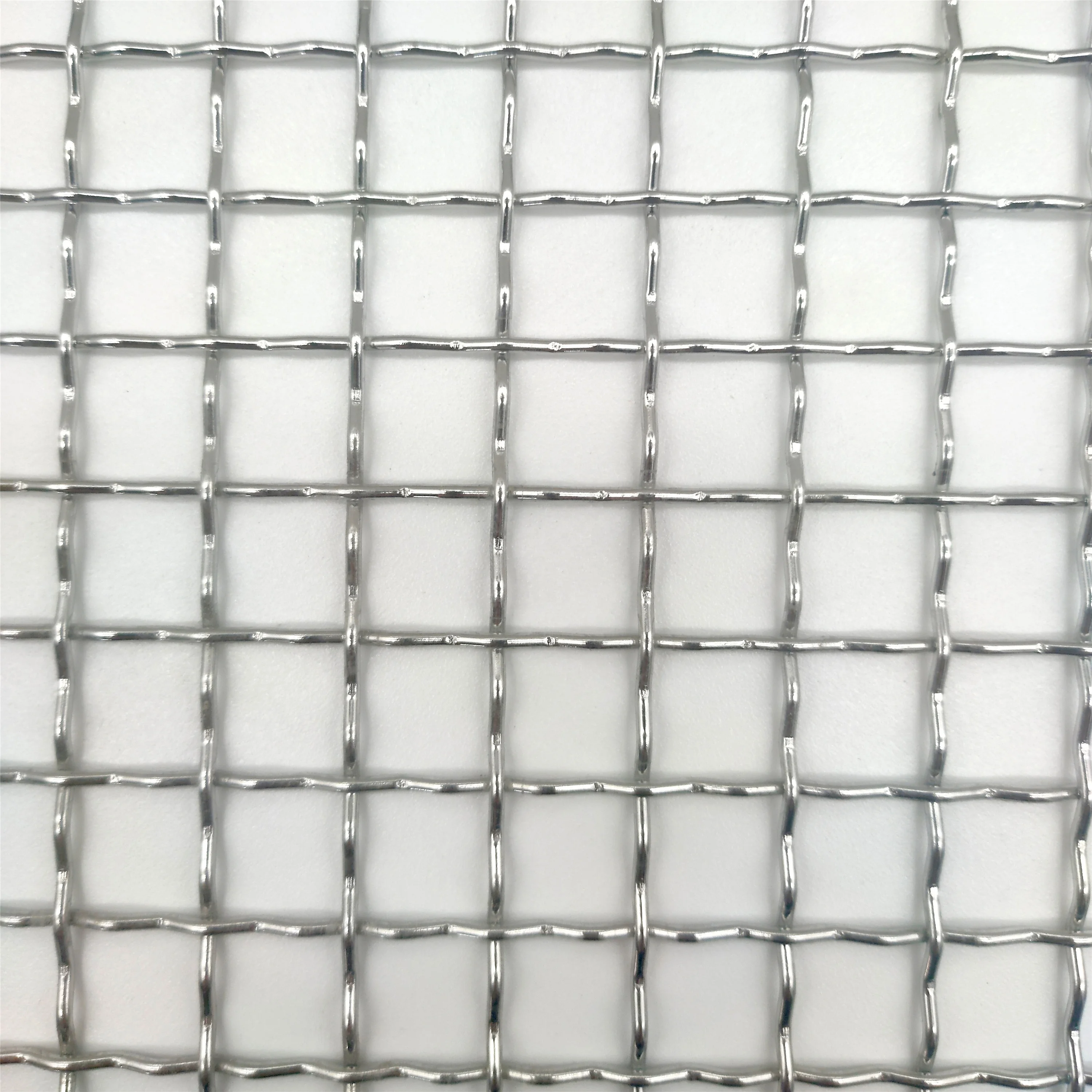 Mining Vibrating Screen Mesh SUS 304 316 316l Stainless Steel Crimped Woven Wire Mesh