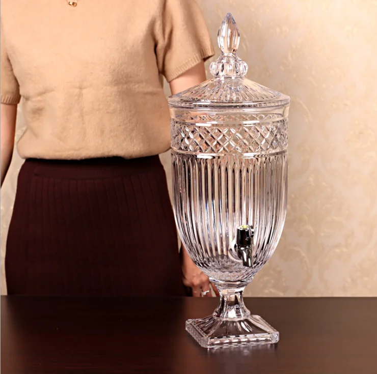 China draught glass beer tower drink wine beverage dispenser  glass beverage dispenser