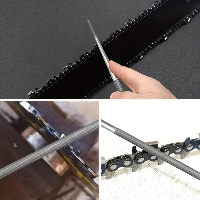 Wholesale 3pcs High-strength Steel Sharpening Chainsaw File Premium Stone Grinding Sanding Tool Rasps