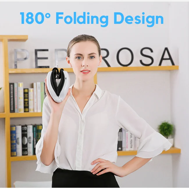 Heating vibration electric  beauty heat  eye massage tool air pressure dropship  equipment, eye therapeutic massager