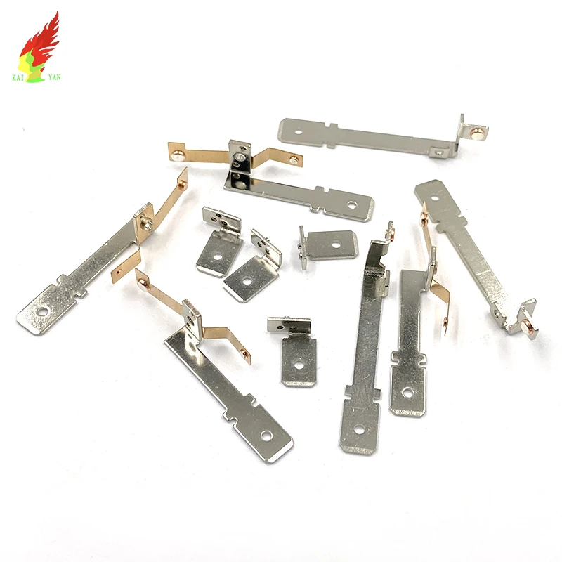 Customized Stamping Spring Clip Brass Contact Shrapnel Special-shaped Precision Metal Shrapnel