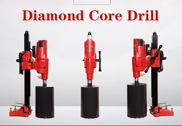 Best Quality 2800W 500/900r/min heavy duty two speed heavy duty diamond core drill machine with bracket