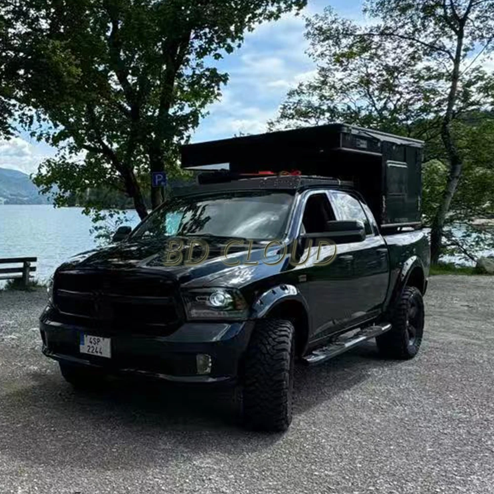 Camper Truck Camping Overland Pickup Aluminium 4x4 Truck Camper Ute Trays Canopy with Tent