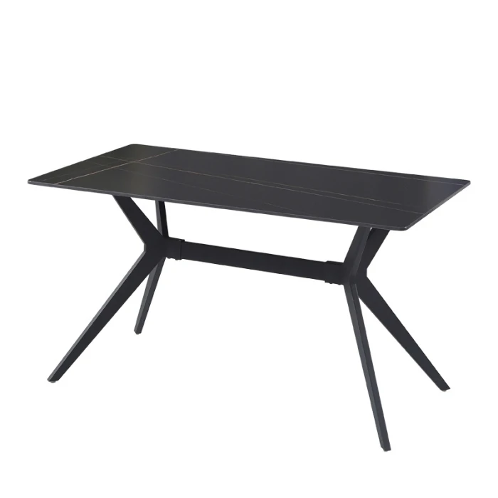 Manufacturer Direct Sets White Color Dinning Long Narrow Dining Table