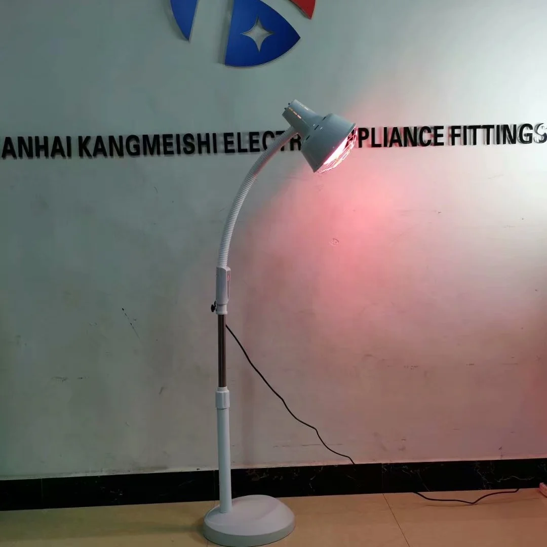 Factory Direct Sale Professional Beauty Salon Standing Timing Adjustable Infrared Light Therapy Lamp