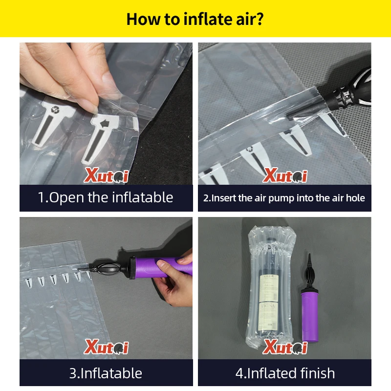 Cheap Air Column Bag Cushion Protective Inflatable Packing Material for Wine