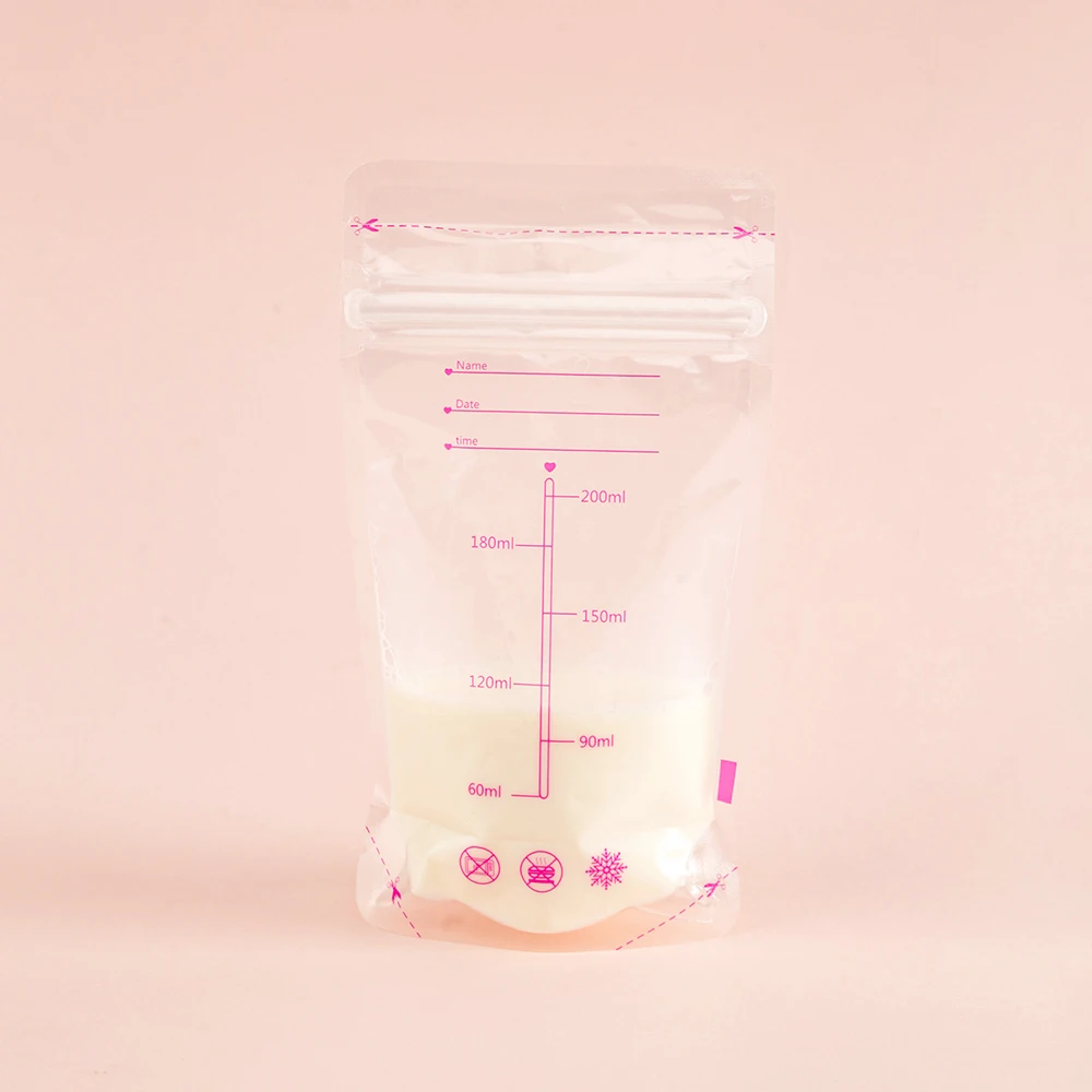 Fast delivery stock 7OZ 200ml  Breast milk Storage Bag