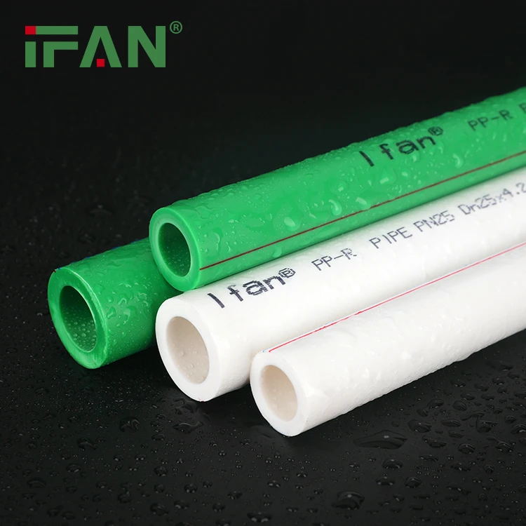IFAN Manufacturers PPR Tube Hot And Cold Water PPR Plumbing Pipes 20-110MM Green PPR Pipe