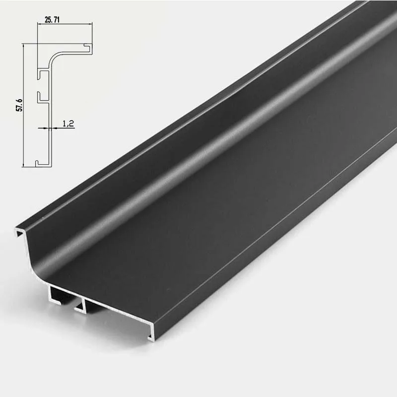 Arab Market Hot Selling Gola Profile Kitchen Cabinet Pulls Aluminum Alloy Profiles For Hidden Cabinet Pulls