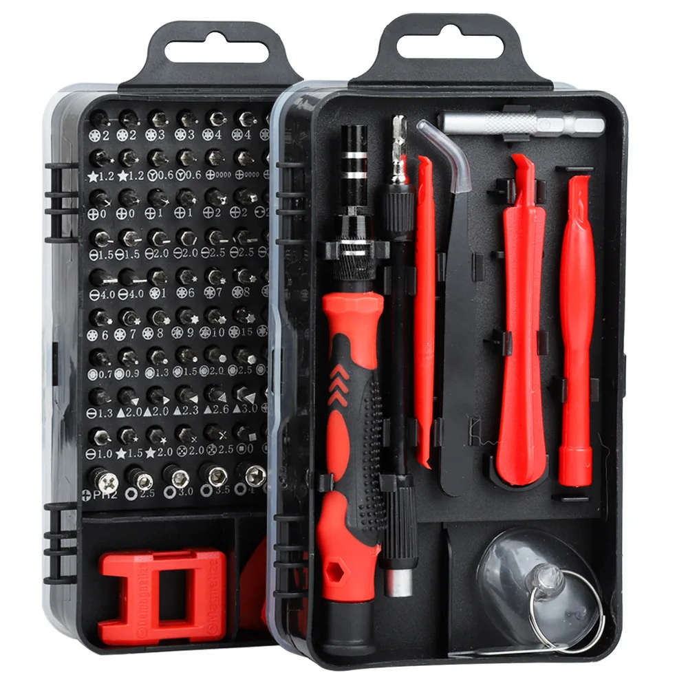 115 in 1  Screw Driver Kit Multipurpose Magnetic Bits Precision Screwdriver Set Home Computer Repair Tools