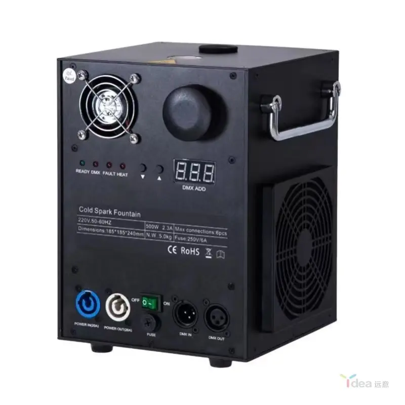 Cold spark machine factory direct sales 650w special effect cold spark machine stage wedding DJ remote control cold spark