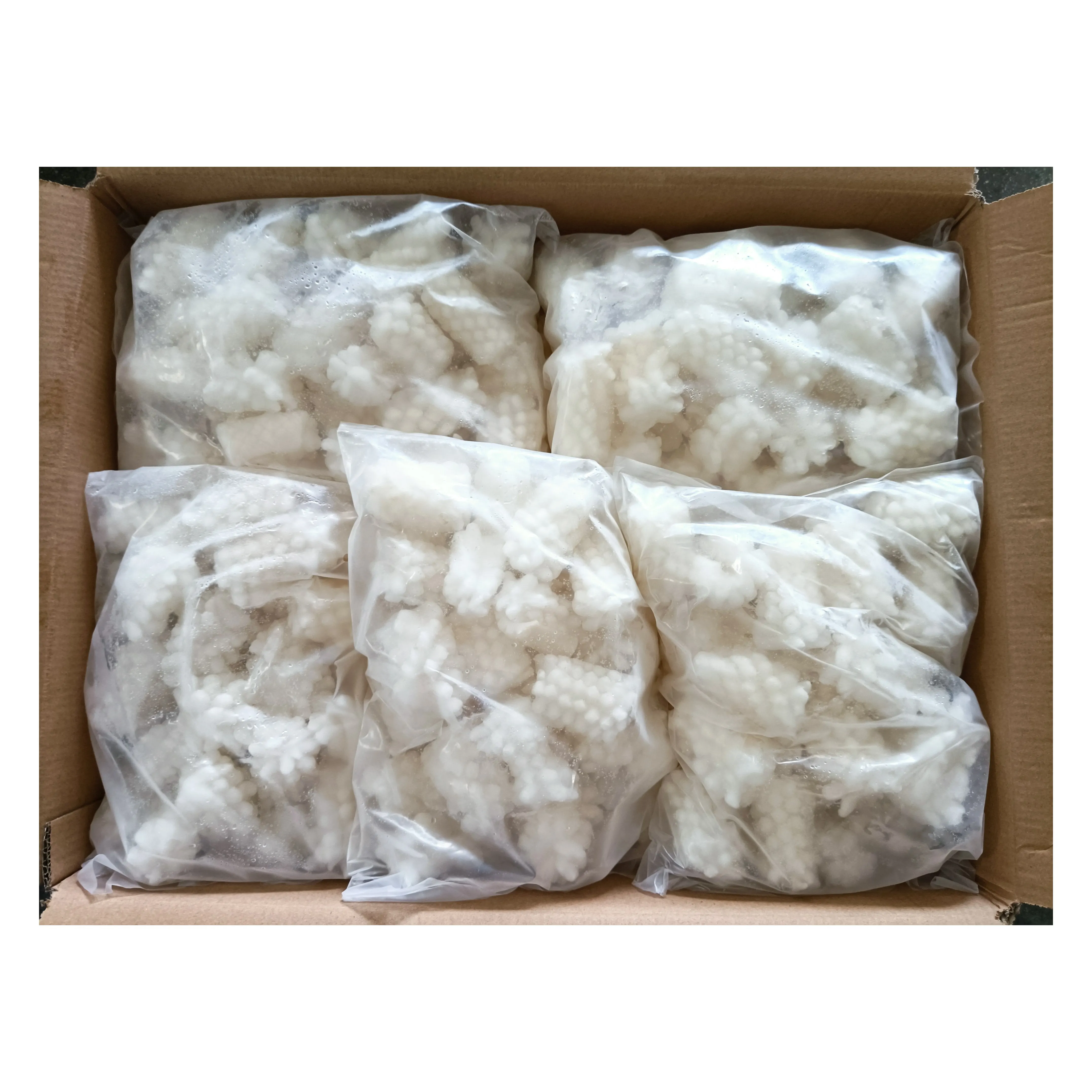 X501 manufacturer High quality giant squid pineapple cut cooked squid flowers giant squid flower 40% glazing