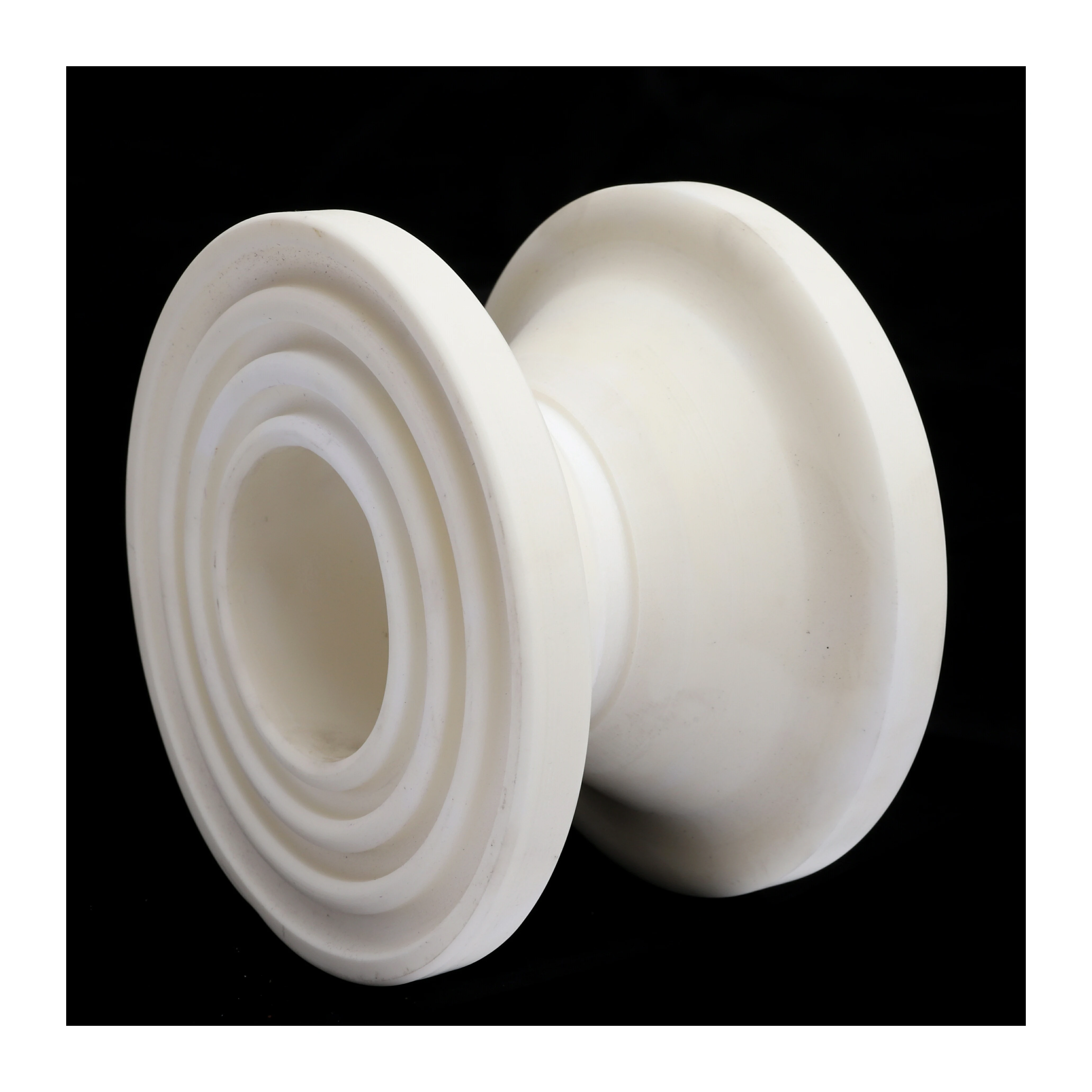 High strength industrial insulating textile al2o3 alumina ceramic guide rail roller wheel