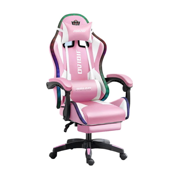 home office ergonomic  racing style comfortable leather  computer swivel chair silla gamer gonomic gaming chairs with footrest