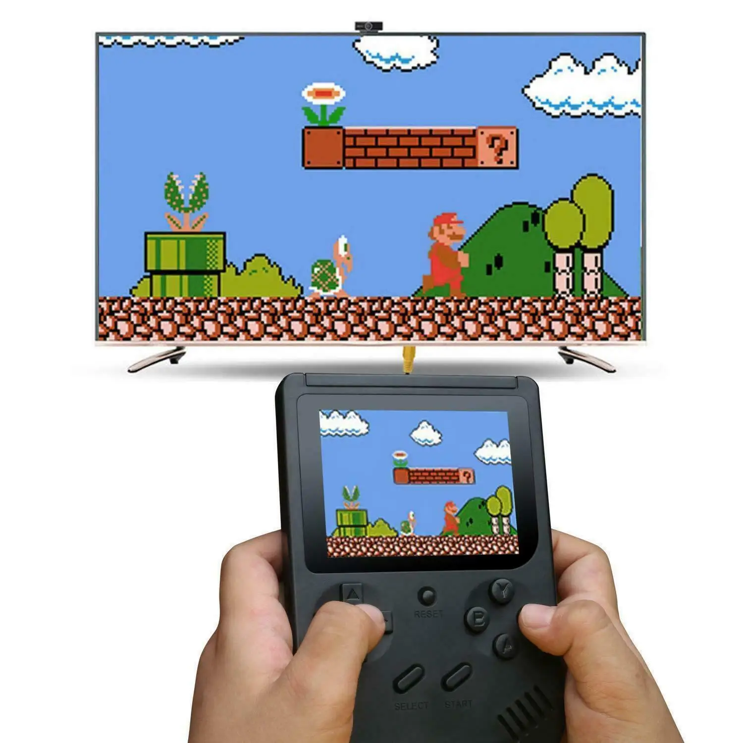 Портативный игровой consoler Встроенный 400 игры игровой плеер TV connection