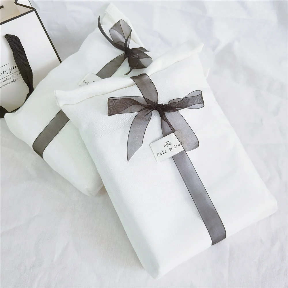 Chuanghua Recycled Cotton Fabric Packaging Envelope Dust Bag For Packiging t shirt Cotton Cloth Bag Packaging