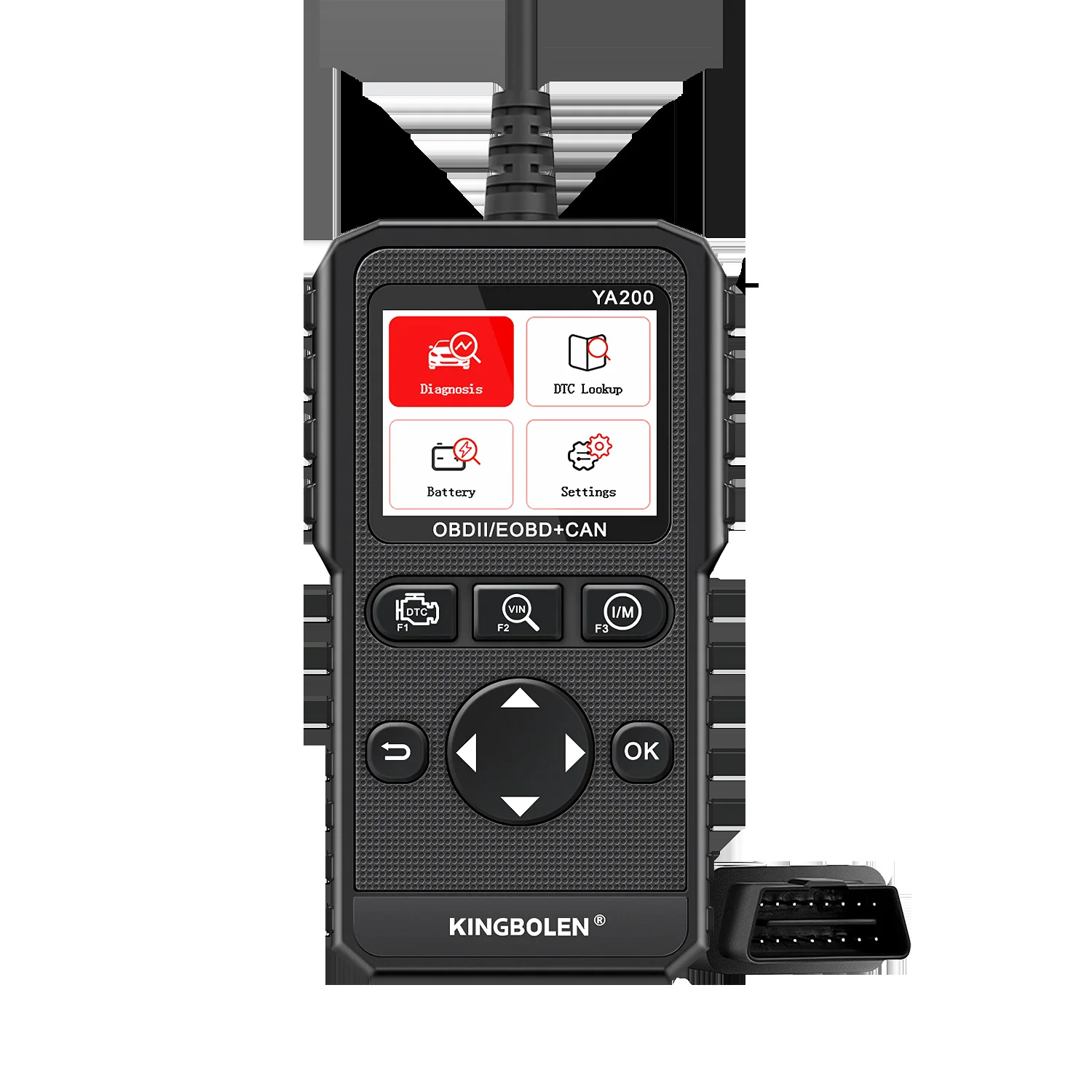 Kingbolen YA200 многоязычный OBD2 автомобильный аккумулятор тестер дизельная модель системы диагностики двигателя оптовая продажа трансграничная