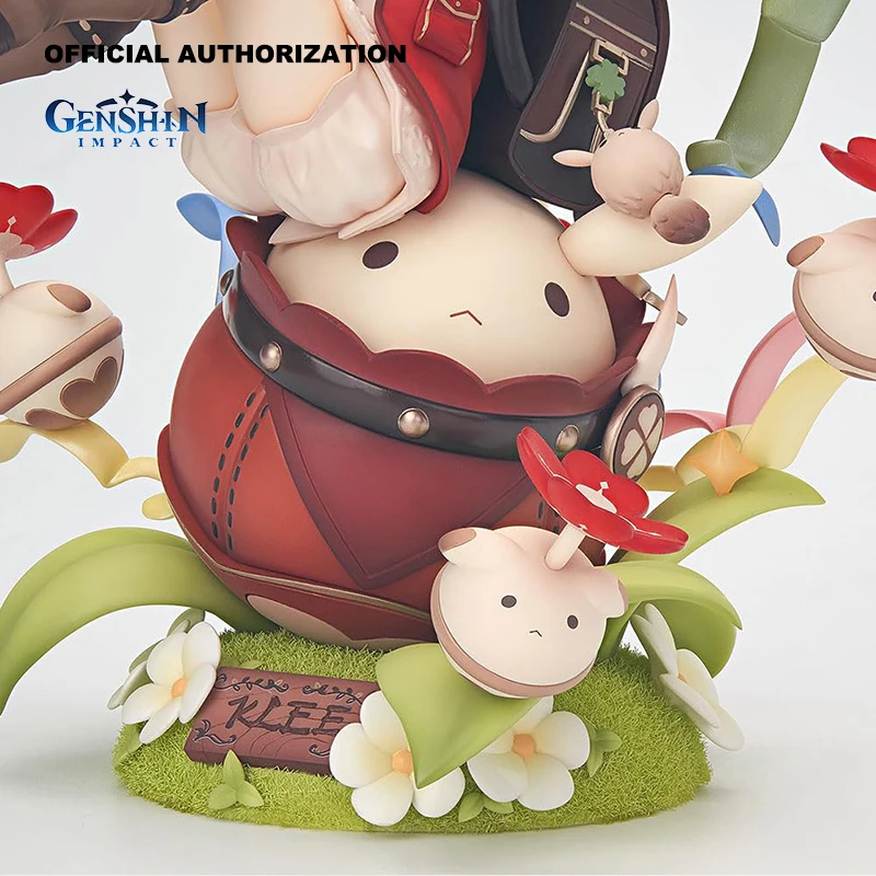 Authenticity guaranteed genshin impact figure popular anime game figurines spark knight klee 1/7 scale figure