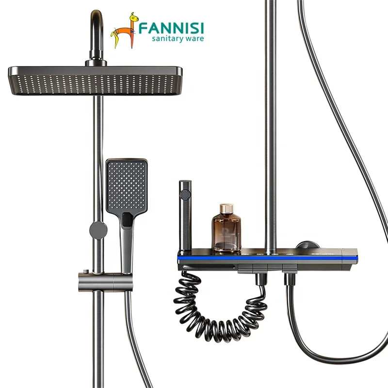 Fashion style luxury shower system high quality piano key shower for sale cheap