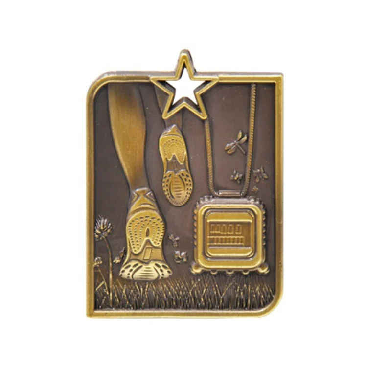 Manufacturer And High Quality Custom Iron Badge Metal Award Medal For Sports Event