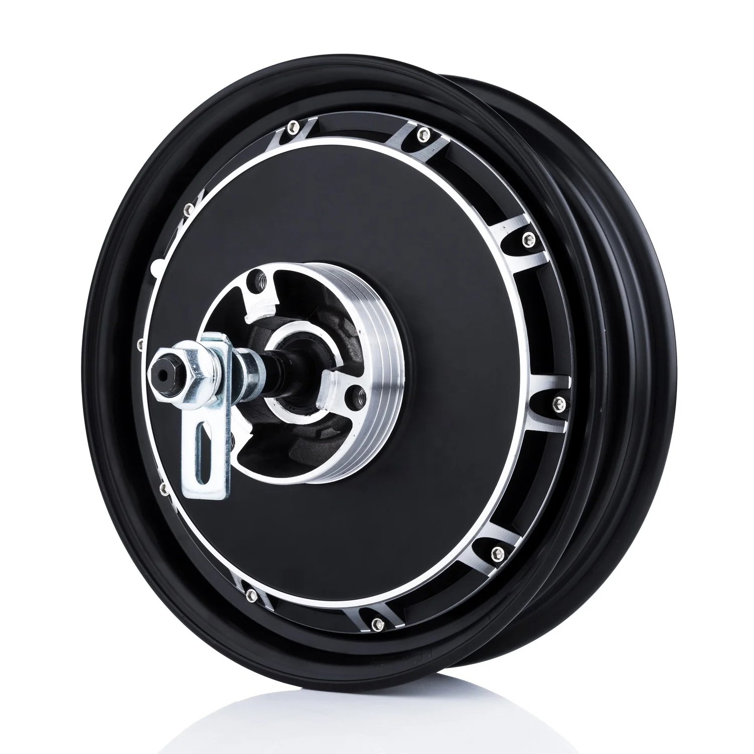 Permanent Magnet 1000w 10 inch 800w 48v motor bldc bicycle wheel electric hub motor for motorcycle