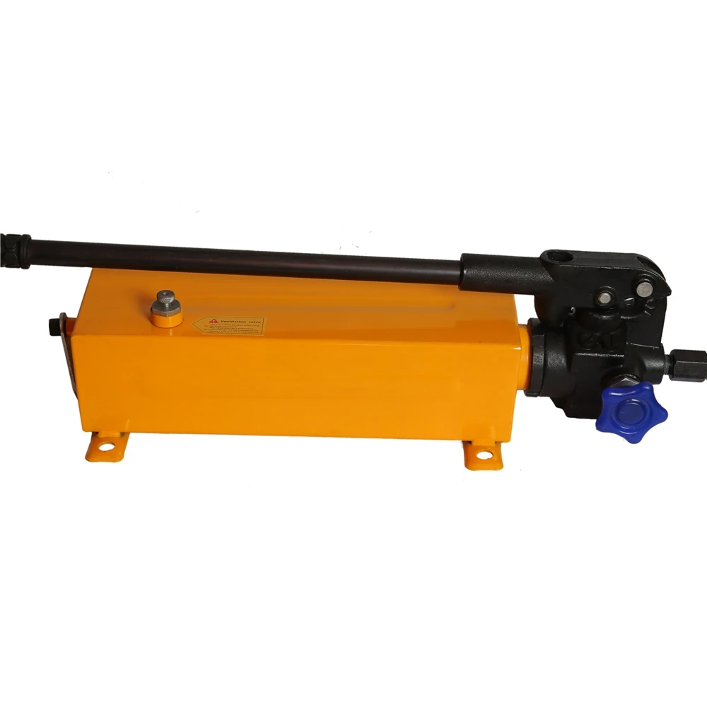 WPM-S1 series hydraulic hand pump with test gauge manual hydraulic power pump manual hydraulic press