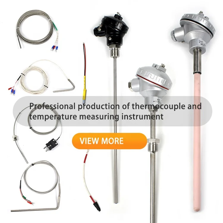 Laiyuan 1200c Industrial Stainless Steel Wrnk-131 4X500mm Probe Universal K-type Thermocouple Temperature Sensor