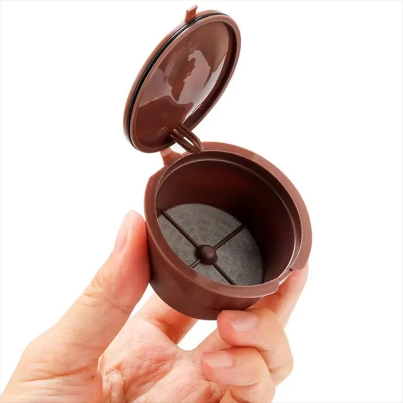 reusable coffee capsule filter cover Set de cafe packaging pod empty coffee capsule For Dolce Gusto refillable