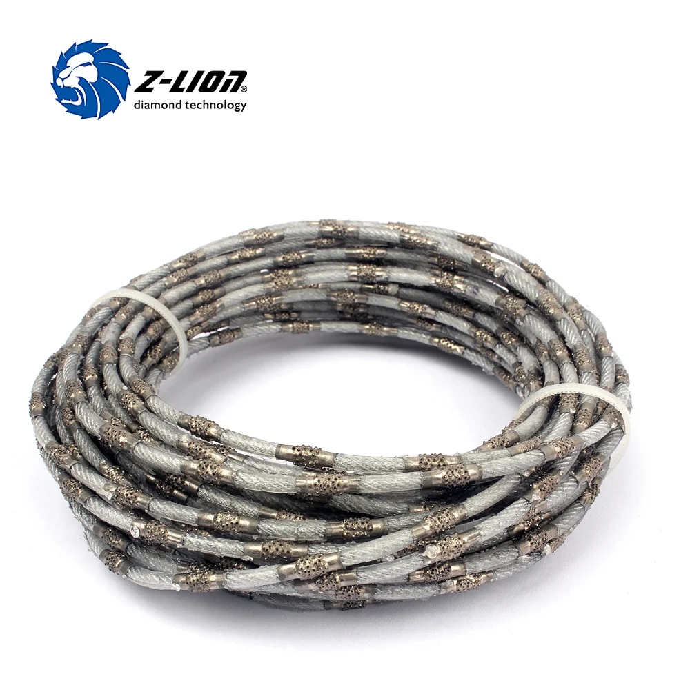 Mini thin vacuum brazed diamond wire saw for cutting jade marble